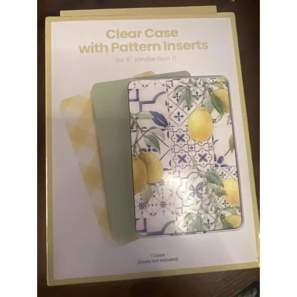 Kindle Gen 11 clear Case w/Patern Inserts